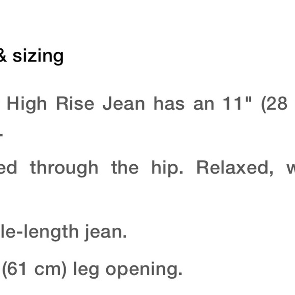 Gap High Rise Wide Leg Crop Jeans in cream - Picture 4 of 4